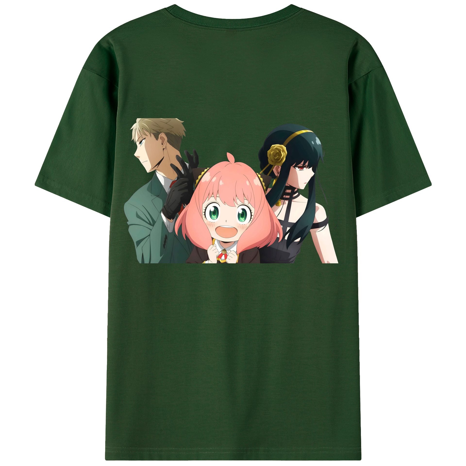 （画像用） SPY×FAMILY间谍家家酒 綿100％半袖Tシャツ（背面プリント）